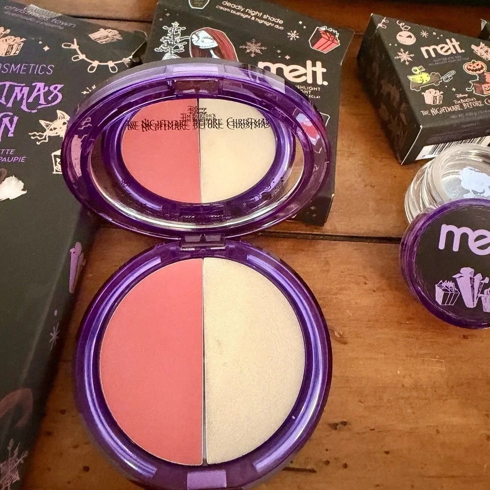 NEW complete Set Melt Cosmetics Nightmare Before Christmas Limited Edition